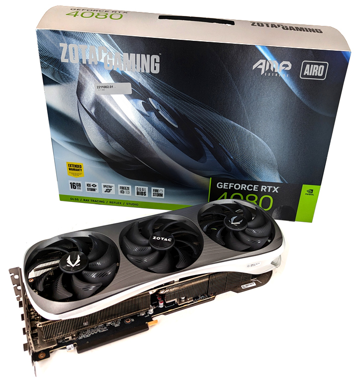 ZOTAC GeForce RTX 4080 AMP Extreme AIRO im Test.