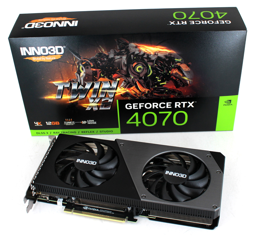 INNO3D GeForce RTX 4070 Twin X2 im Test.