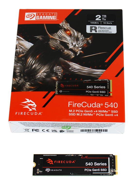 Seagate FireCuda 540 2 TB Gen5 SSD im Test