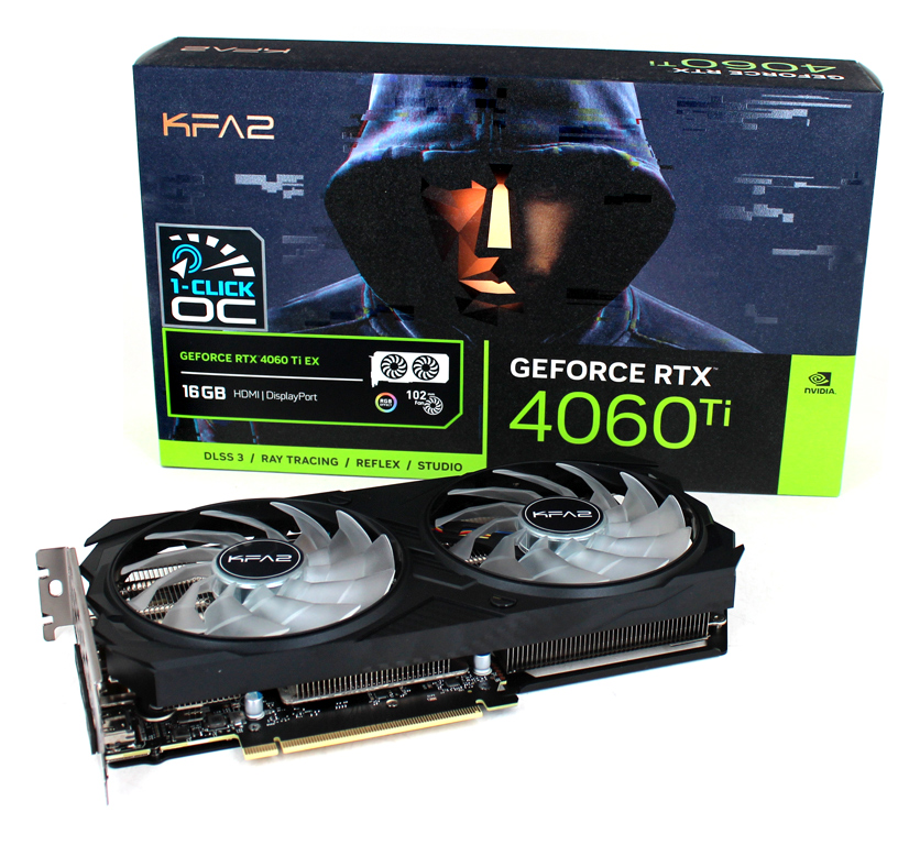 KFA2 RTX 4060 Ti EX mit 16 GB im Test.