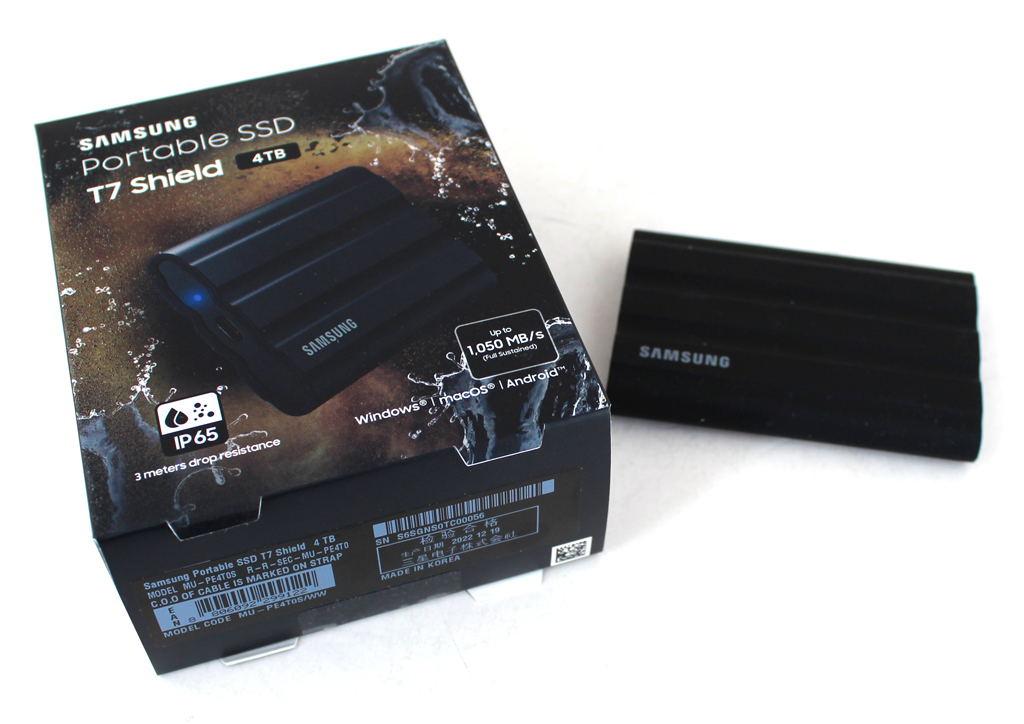 Starker Outdoor-Allrounder: Samsung Portable SSD T7 Shield mit 4 TB.