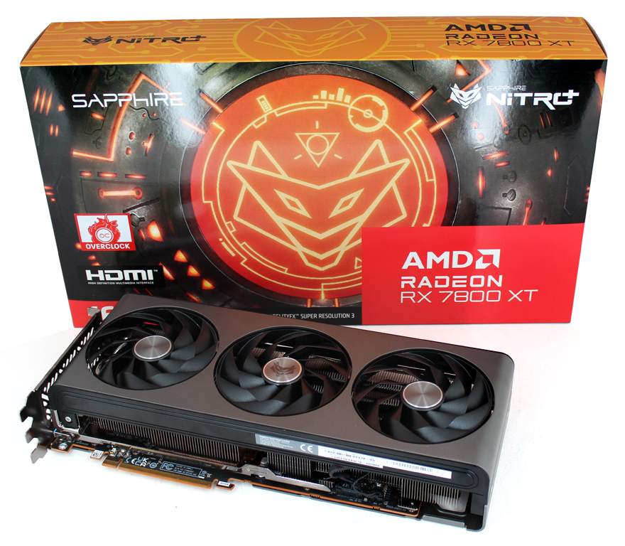 Die Radeon RX 7800 XT und das NITRO+ Custom-Design von Sapphire wussten zu gefallen.