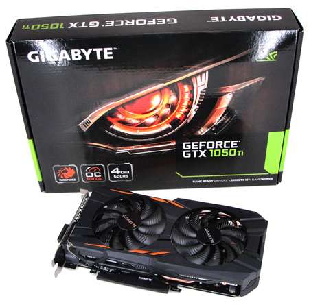 Gigabyte GTX 1050 Ti Windforce OC 4G