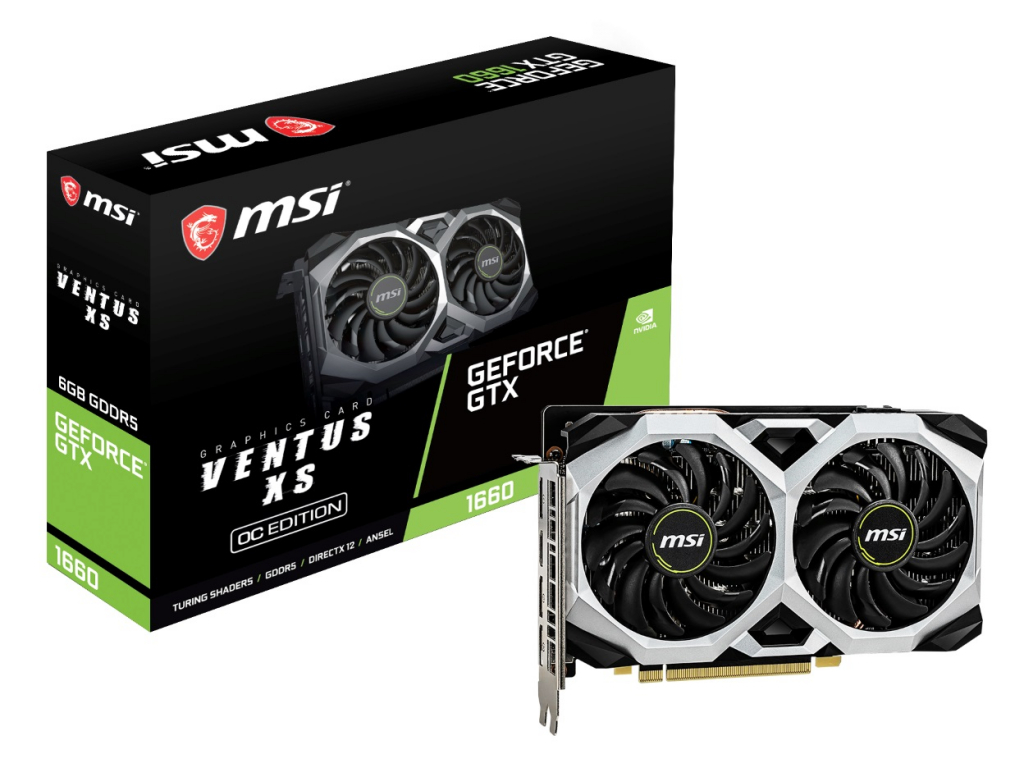 MSI GeForce GTX 1660 VENTUS XS 6G OC