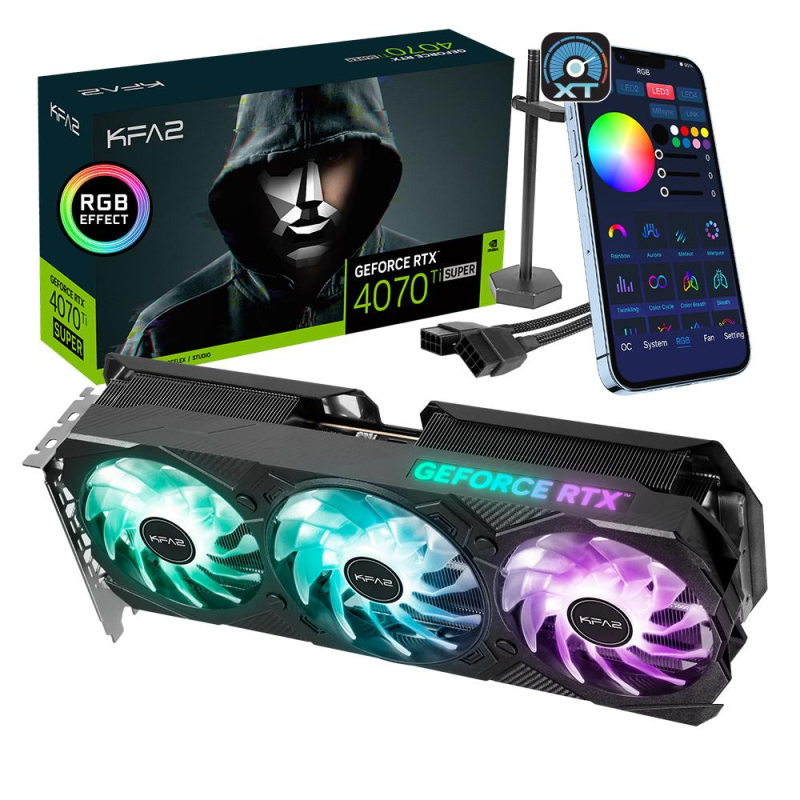 KFA2 stellt seine neue RTX 4070 Ti SUPER EX Gamer vor.